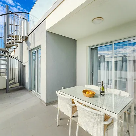 Tranquil Sunny With Private Rooftop Apartamento Granadilla De Abona